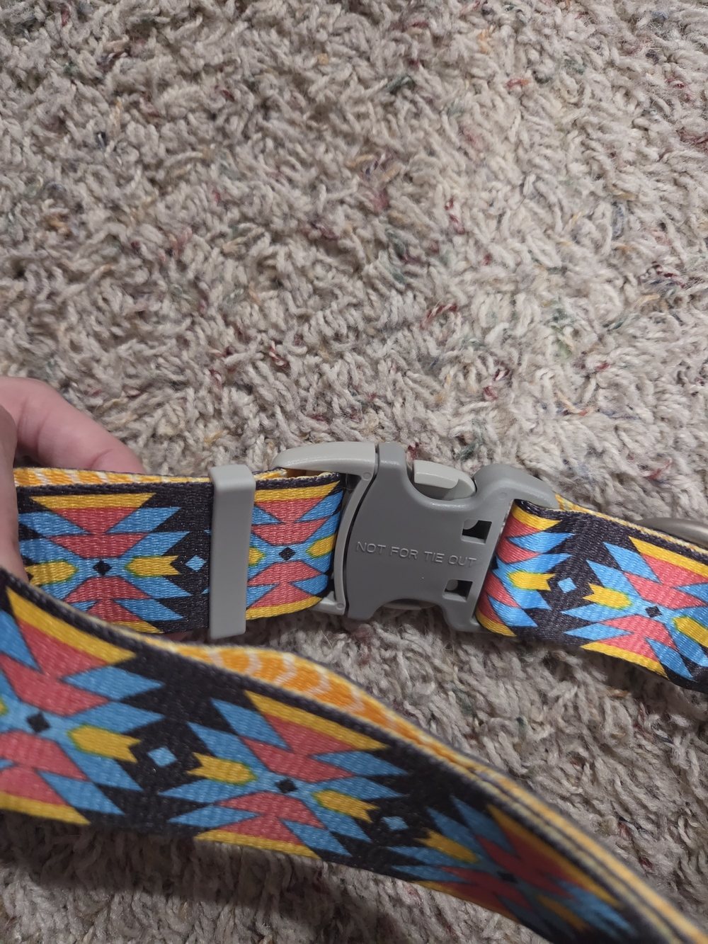 Coastal Patterned Large Dog Collar - Picture 6 of 11